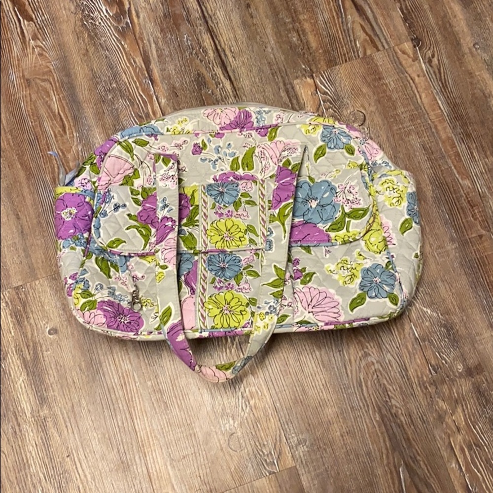 VeraBradley watercolors travel tote